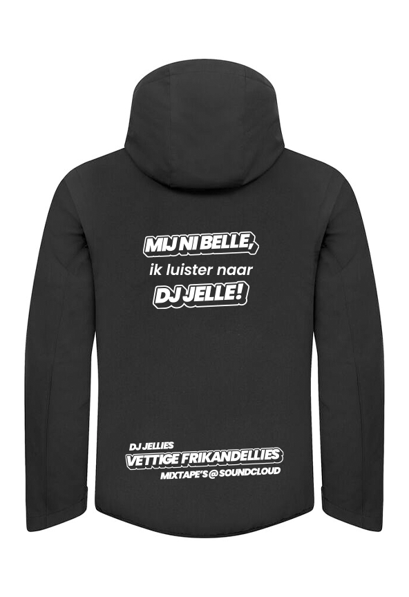 Softshell 'Mij ni belle, ik luister naar Dj Jelle!'