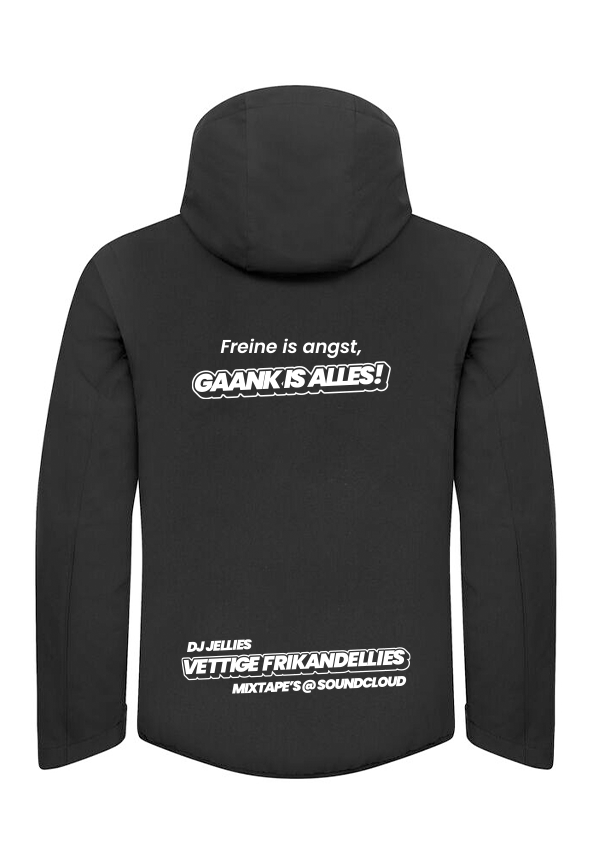 Softshell 'Freine is angst, gaank is alles!'