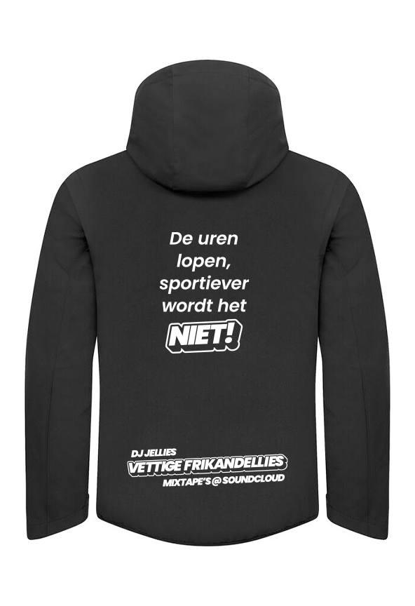 Softshell 'De uren lopen, sportiever wordt het niet!'
